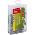 fischer ProfiBox - SX Plus Green S Dübel- und Schrauben-Sortiment O 4.5/5/6/8 mm x 30/40/55 (567898)