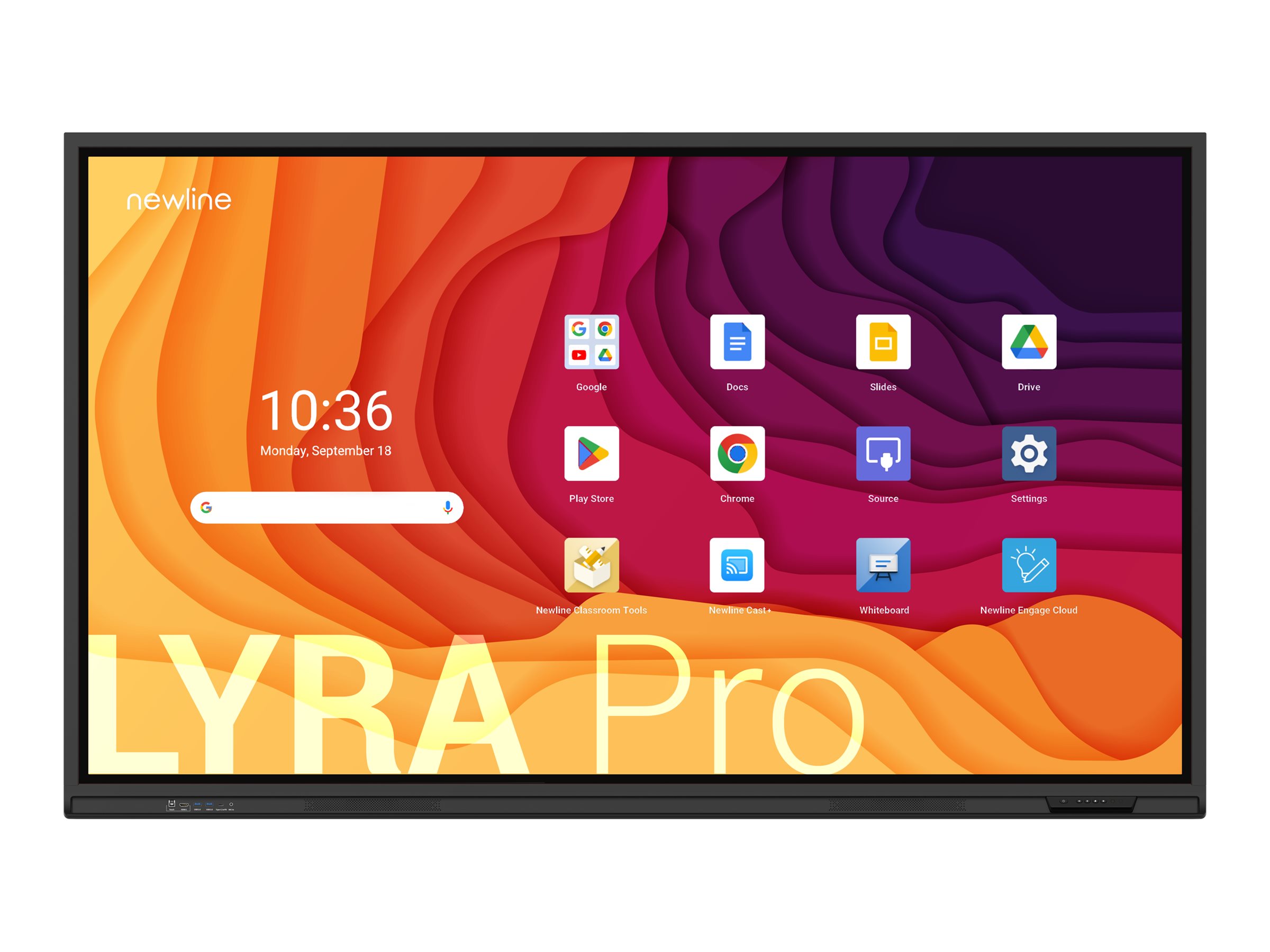 Newline Lyra Pro TT-7523QA Interaktives Whiteboard 75" 4K UHD Multi-Touch Schwarz