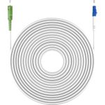 Goobay 59608 Glasfaserkabel 1 m SC/APC LC/UPC FTTH OS2 Weiß (59608)