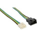 InLine® Lüfterkabel Verlängerung PWM, 4pol Molex Stecker/Buchse, 0,3m (33328A)