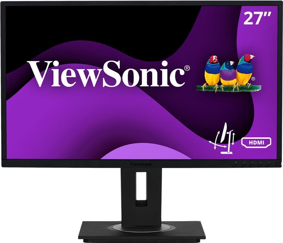 Viewsonic VG Series VG2748 68,60cm (27") Full HD IPS Flach Schwarz Computerbildschirm (VG2748)
