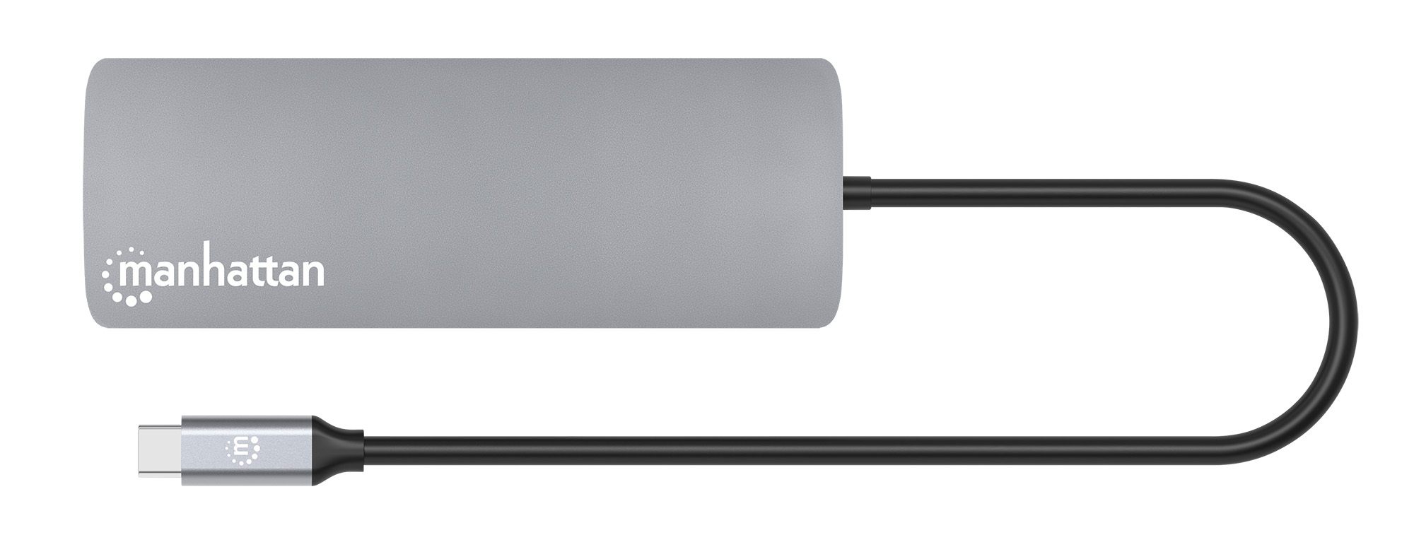 Manhattan 190459 Dockingstation USB-C 3.2 Gen 1 HDMI 1GbE Space-grau