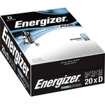 Energizer Batterie Max Plus E301323704 D/Mono/LR20 20 St./Pack.