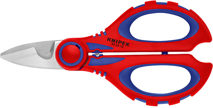 KNIPEX Elektrikerschere mit Crimpstelle (95 05 10 SB)