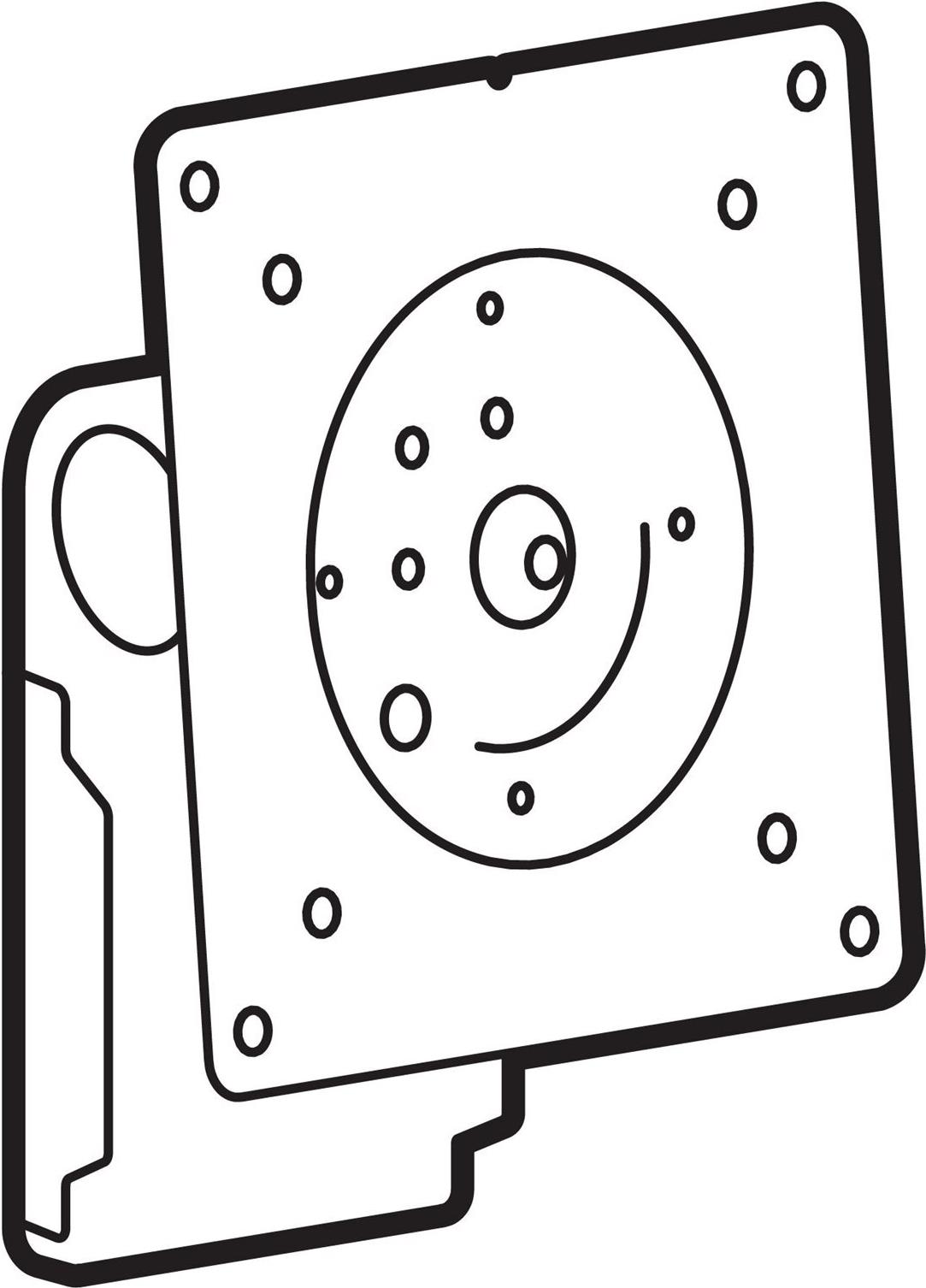 Ergotron LX Pro Montagekomponente (Pivot) (98-738-629)