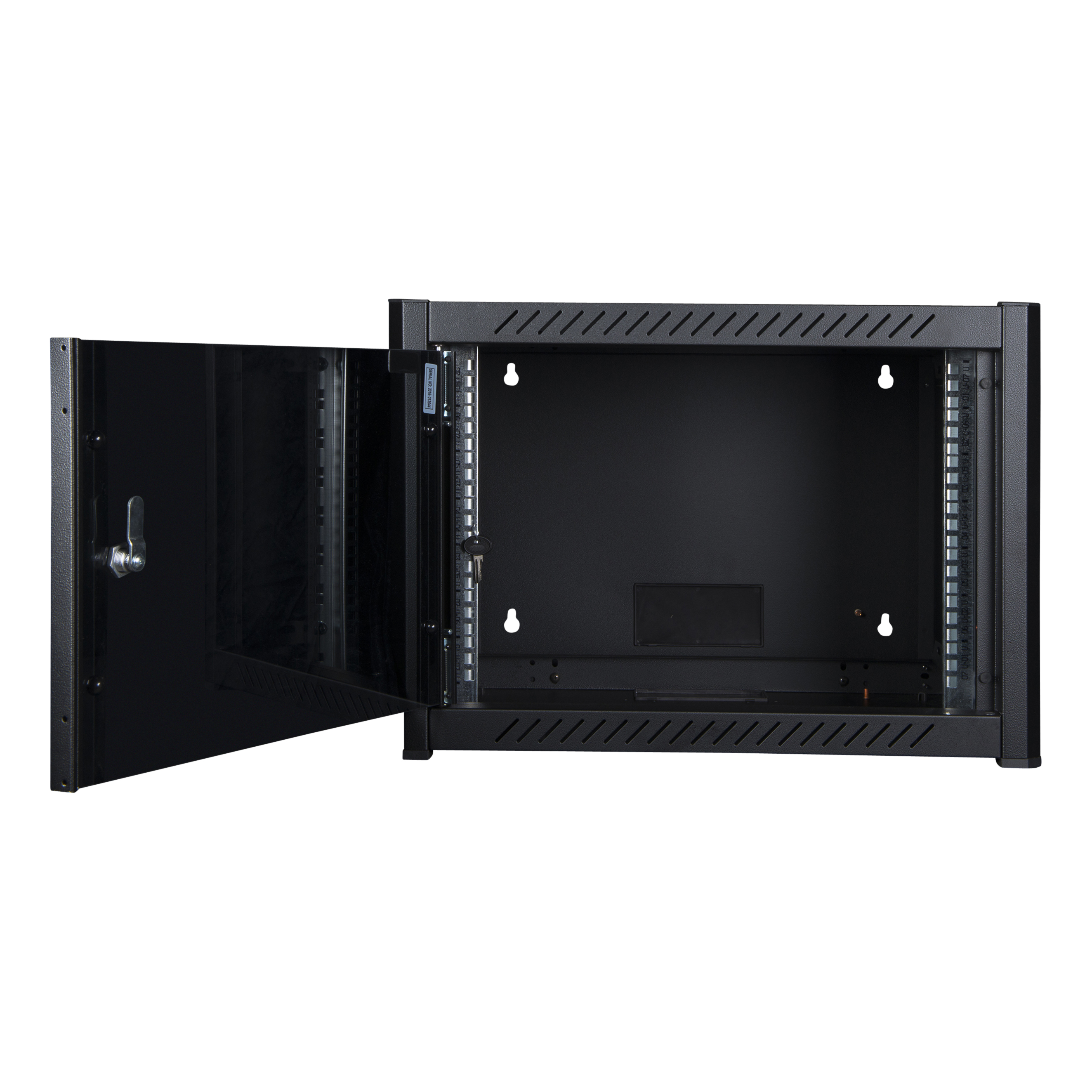 Lanview by Logon Netzwerkschrank 19" 7U 60x56 cm Wandmontage Schwarz RAL 9005