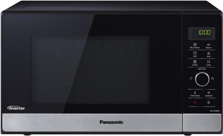 Panasonic Mikrowelle mit Grill Schwarz - 1000W (GD38HSSUG)