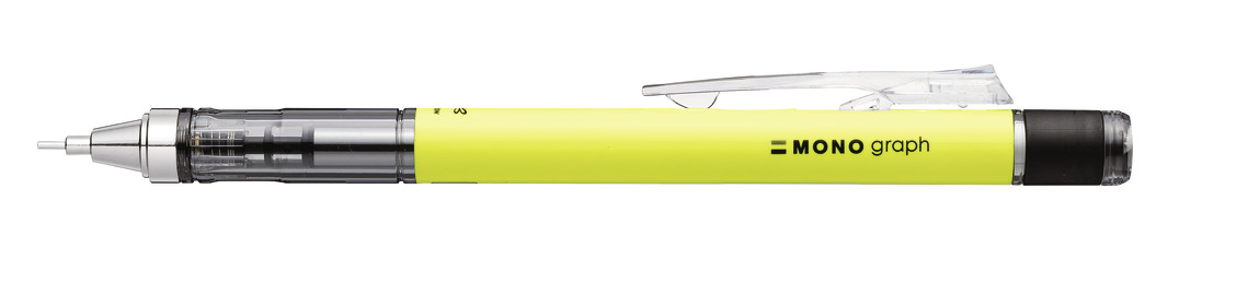 Tombow MONO graph Druckbleistift 0,7 mm HB Gelb