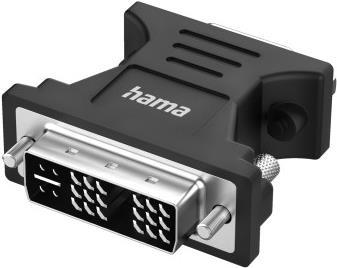 Hama 00300090 Video-Adapter DVI-Stecker - VGA-Buchse, Full-HD 1080p (00300090)