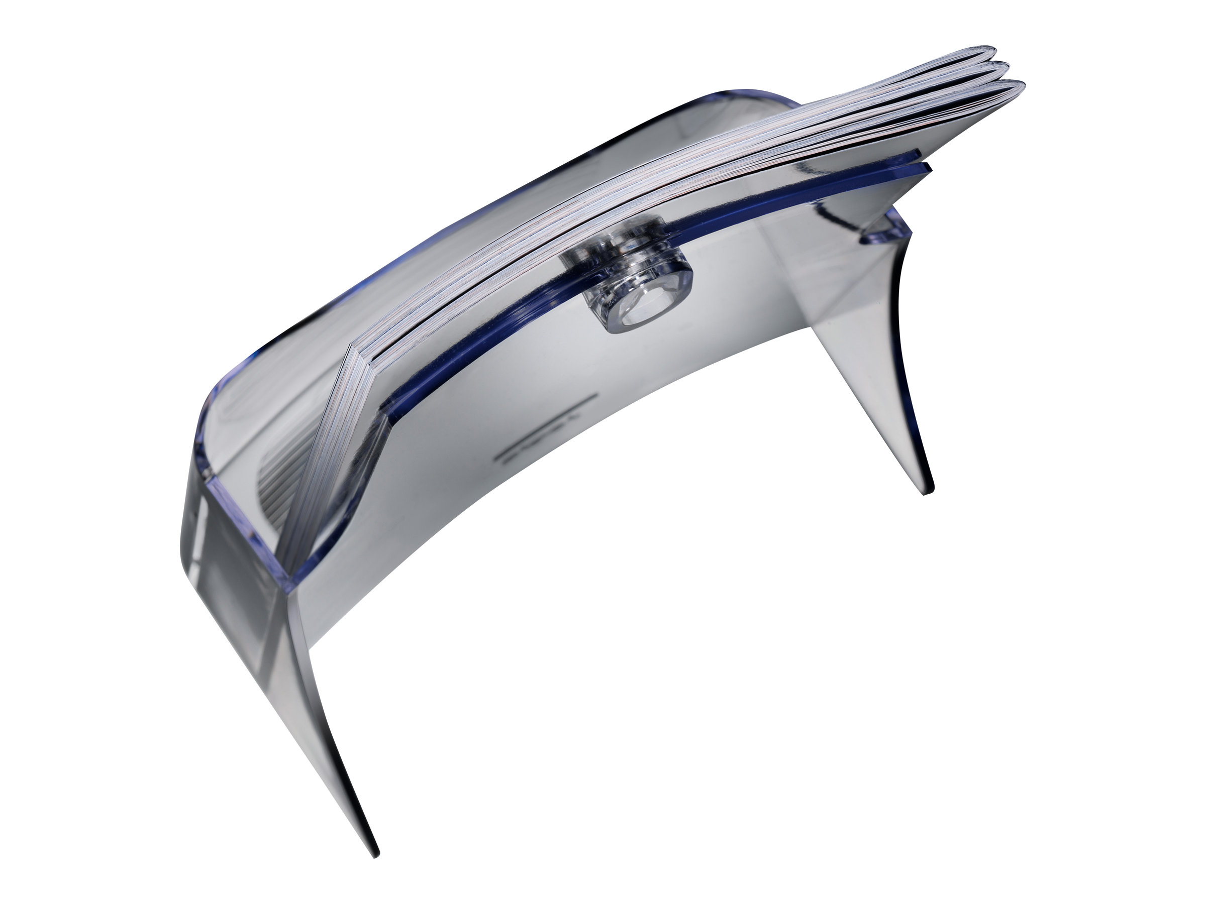 Sigel LH130 Tisch-Prospekthalter Acryl 3 Fächer DIN A4 Transparent