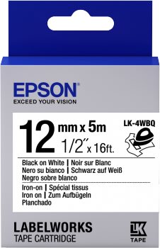 EPSON Band schwarz/weiß 12mm (C53S654024)