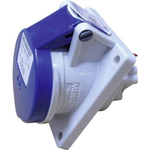 MENNEKES 16A 1632 CEE-Cara Anbausteckdose TwinContact 16 A 3p Blau 16 A IP44 (16A 1632)