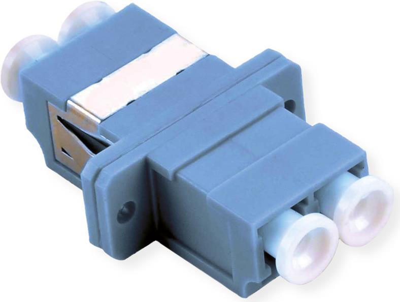 LWL Adapter LC Duplex OS2 mit Flansch (21.99.0663)