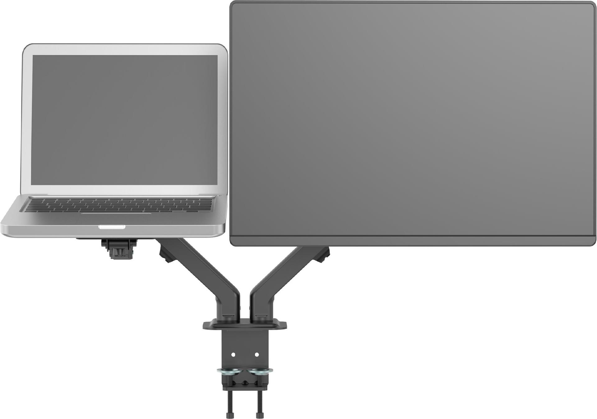 Vision VFM-DAD/4 Monitorhalterung für 2 Displays 17"-27" Mattschwarz