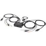 StarTech.com SV211DPUA4K USB DisplayPort KVM Switch (Unterstützt 3,5-mm-Audio, DisplayPort 1.2, USB-powered, OS-unabhängig) (SV211DPUA4K)