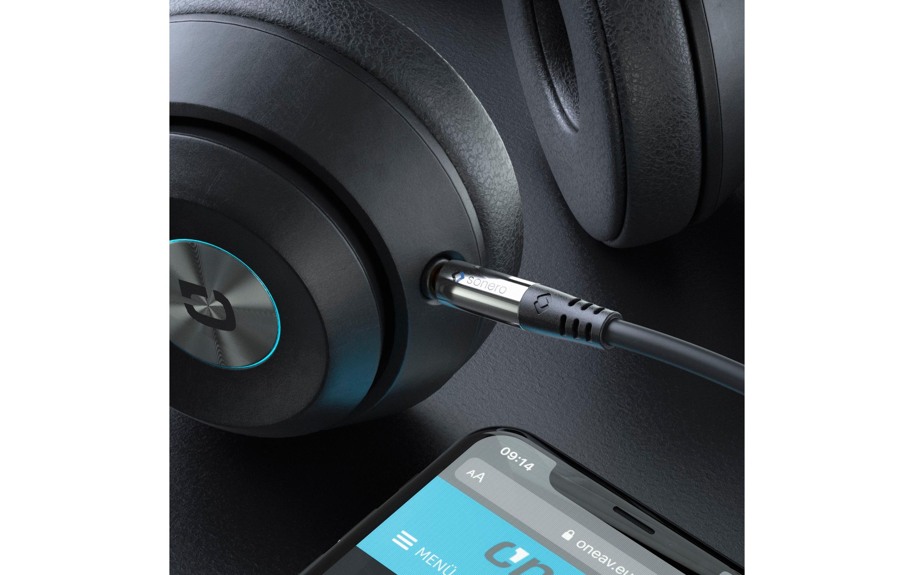 Sonero Premium 3.5 mm Audiokabel 3 m Schwarz