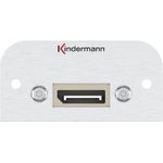 Kindermann 7441000583 Steckdose DisplayPort Aluminium (7441000583)