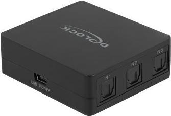 Delock - Audio-Switch - 3 x SPDIF - Desktop 63395