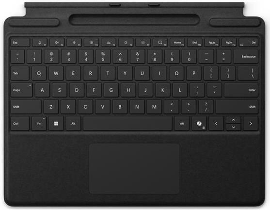 Microsoft Surface Pro Signature Keyboard mit Copilot-Taste und Stiftaufbewahrung, QWERTY schwarz, NO, Business (8XB-00147)