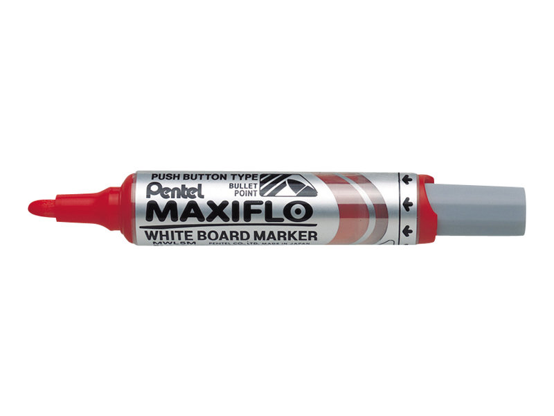 Pentel Maxiflo MWL5M Whiteboard-Marker Rundspitze 2,5 mm Rot