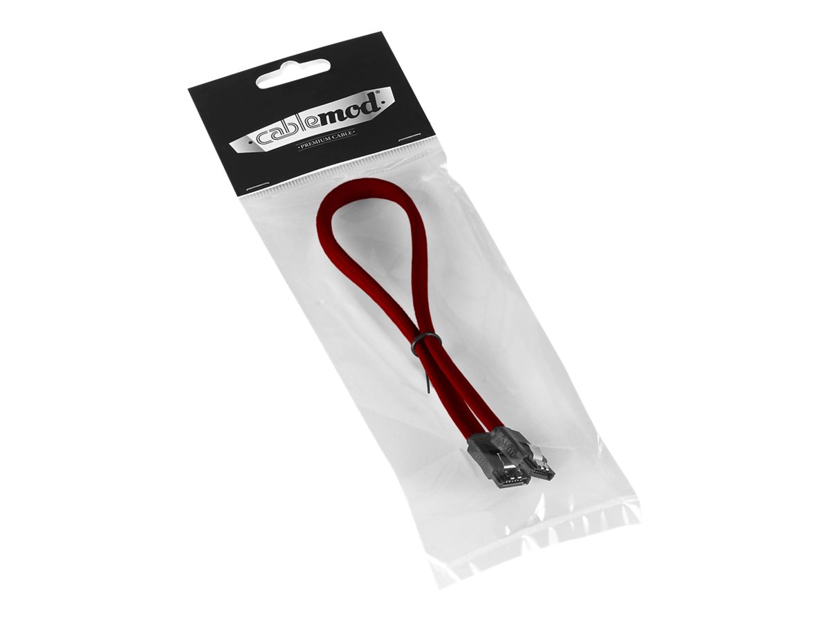 CableMod ModMesh SATA-Kabel Serial ATA 150/300/600 SATA (W) zu SATA (W) 60 cm Blood Red