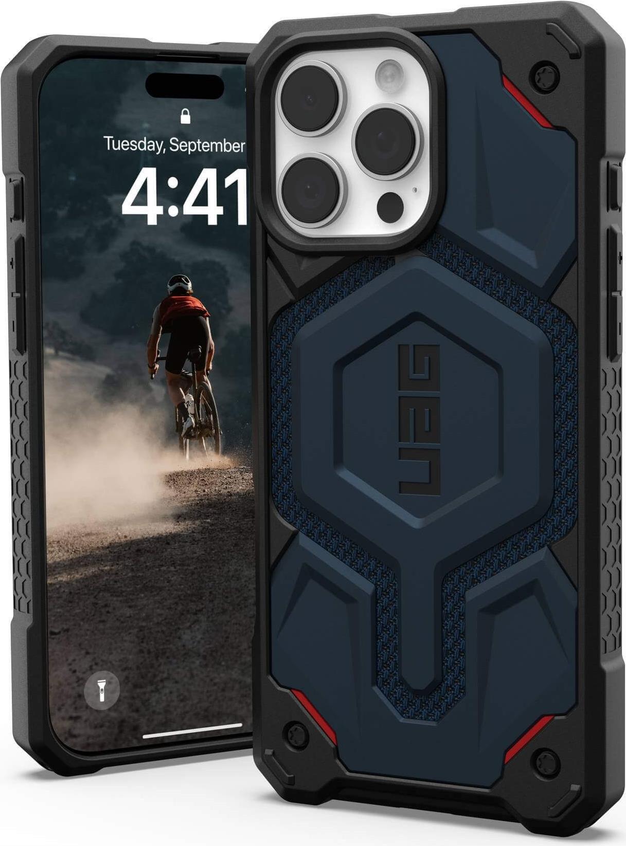 UAG Urban Armor Gear Monarch Pro MagSafe Case | Apple iPhone 16 Pro Max | kevlar mallard (blau) | 114457113955 (114457113955)