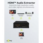 Goobay HDMI™-Audio-Extractor 4K @ 60 Hz (58477)