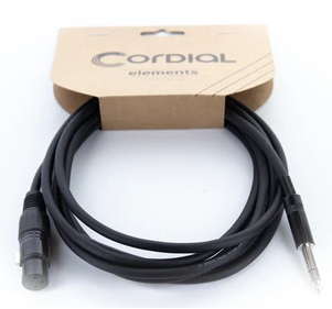 Cordial EM 6 FV XLR Verbindungskabel 6 m Schwarz