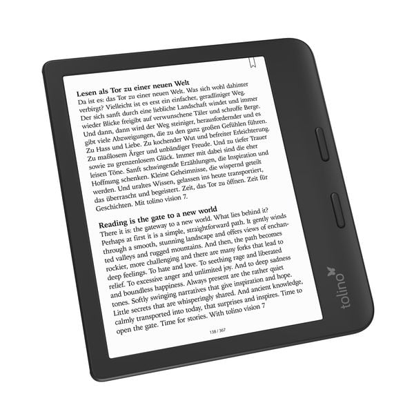 Tolino Vision Color 7" E-Book-Reader 32 GB Schwarz