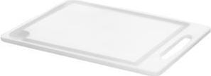 plast team Schneidebrett, 255 x 356 mm, weiß Material: LDPE, mit Saftrille, mit Griff, spülmaschinen - 1 Stück (10400800)