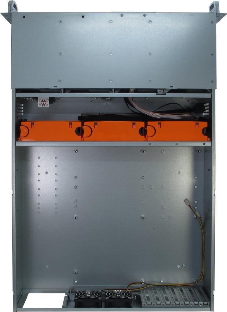Inter-Tech IPC 3U-3416 3U Rack-Gehäuse 16 Hot-Swap-Einschübe Schwarz