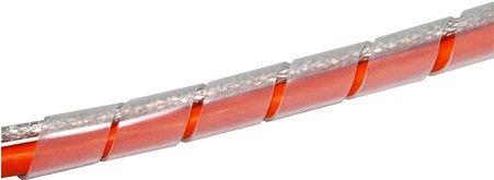 Spiral-Kabelschlauch, 9-65 mm, naturfarben, 10 m Zum Bündeln der Kabel bei PC, TV, HiFi-Anlage usw. (690670)