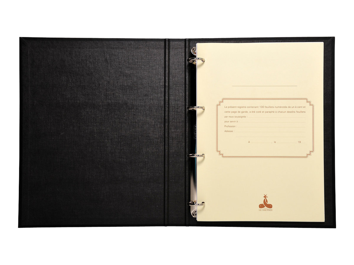 Exacompta Le Dauphin Sichtbuch Reliure Standard A4 mit Recharge