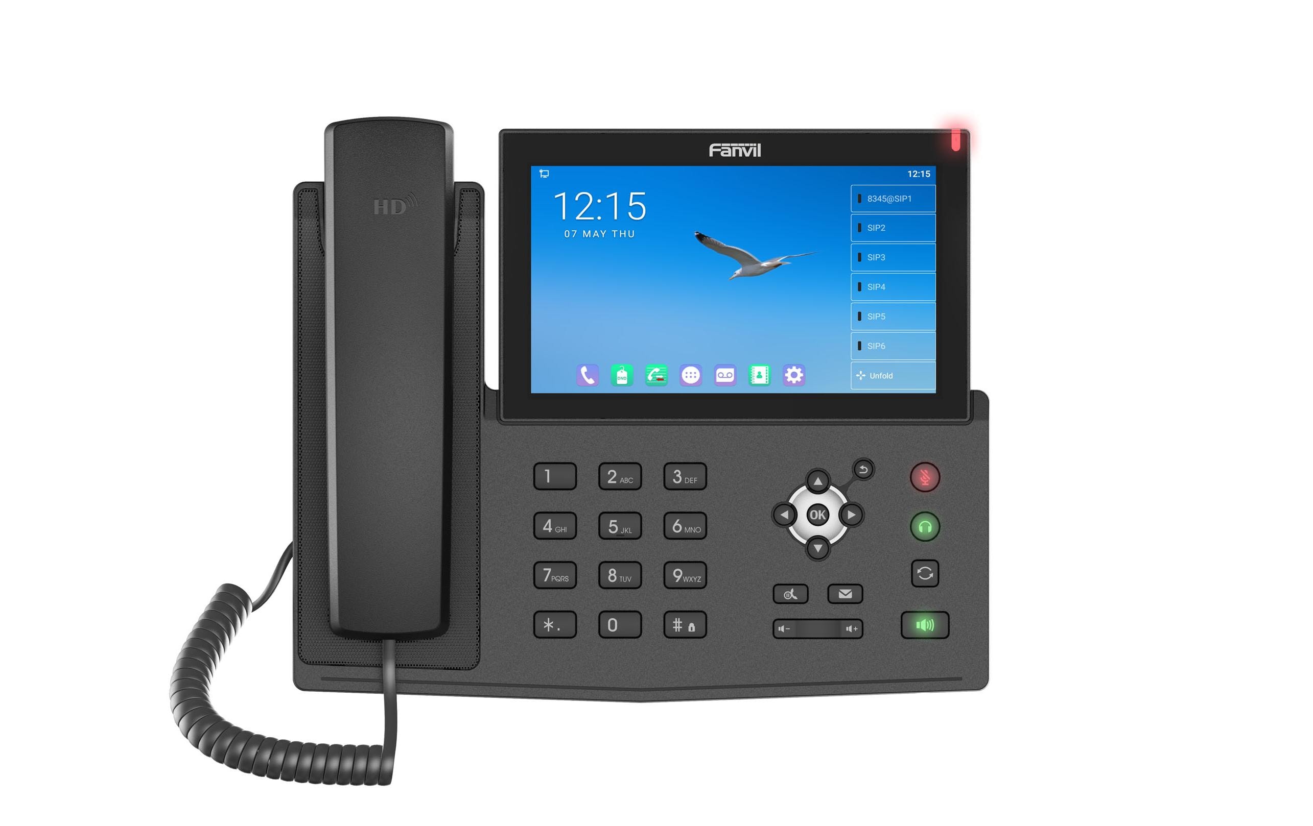 Fanvil X7A IP-Telefon 20 Zeilen Schwarz