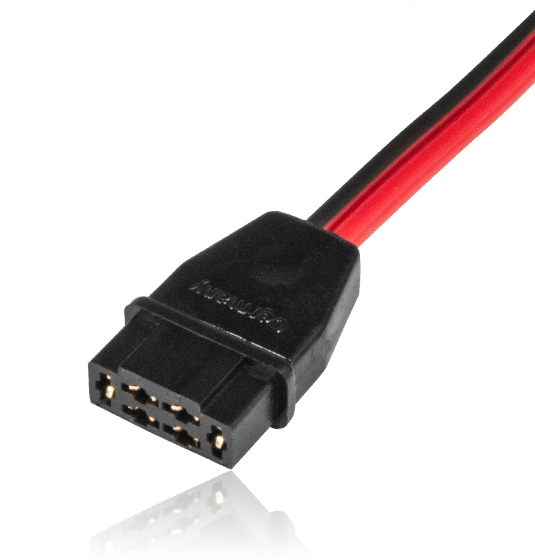 PowerBox Systems 1204/40 MPX PIK Buchse mit Kabel 0,4 m Schwarz