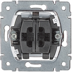 Legrand 775822 Elektroschalter Wippschalter 2P Grau (775822)