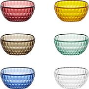 Guzzini VANITY Set 6 Schalen 12 cm Assorted colors (129700AR52)