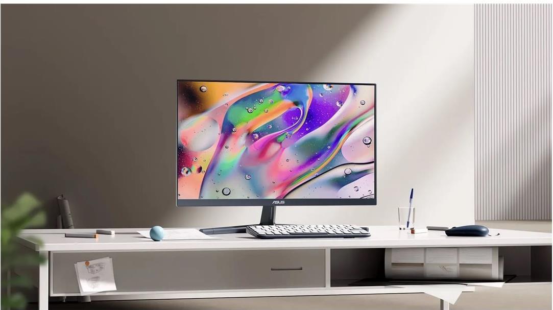 ASUS VU279CFE-B 27" Full HD IPS Monitor 100 Hz 1 ms HDMI USB-C Blau