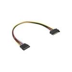 InLine® Strom Verlängerung intern, SATA Stecker/Buchse, 0,3m (29651A)