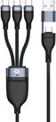 Conceptronic Kabel USB2.0 -> 3-in-1 USB-C E-Mark 100W (ETTA06B15C)