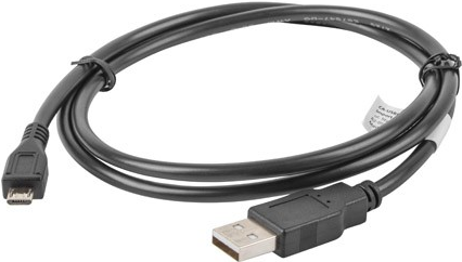 Lanberg CA-USBM-10CC-0010-BK USB Kabel 1 m 2.0 Micro-USB B USB A Schwarz (CA-USBM-10CC-0010-BK)