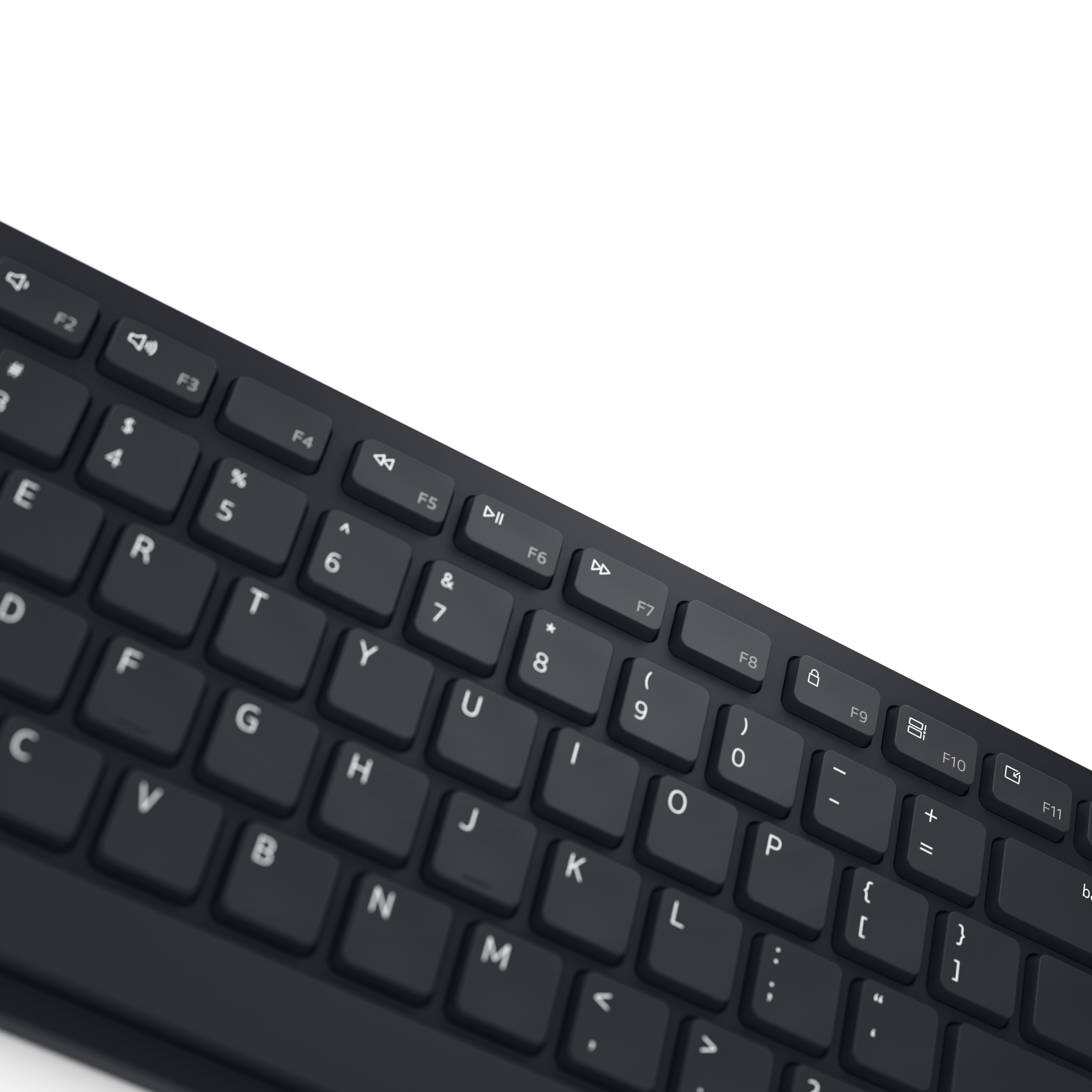 Dell Pro KM5221W Tastatur-und-Maus-Set QWERTZ Schwarz