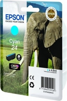 Epson 24 Cyan Tintenpatrone (C13T24224022)