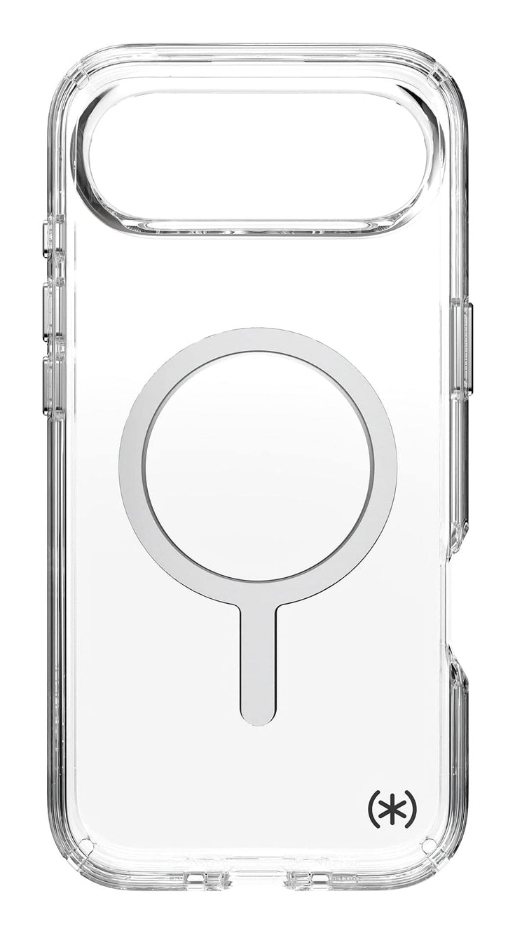 Speck Presidio Perfect Clear Case MagSafe iPhone 17 Air 6,5" Transparent, Silber