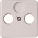 Abdeckung Antennensteckdose TV/RF HK02 arktisweiß (358613000)