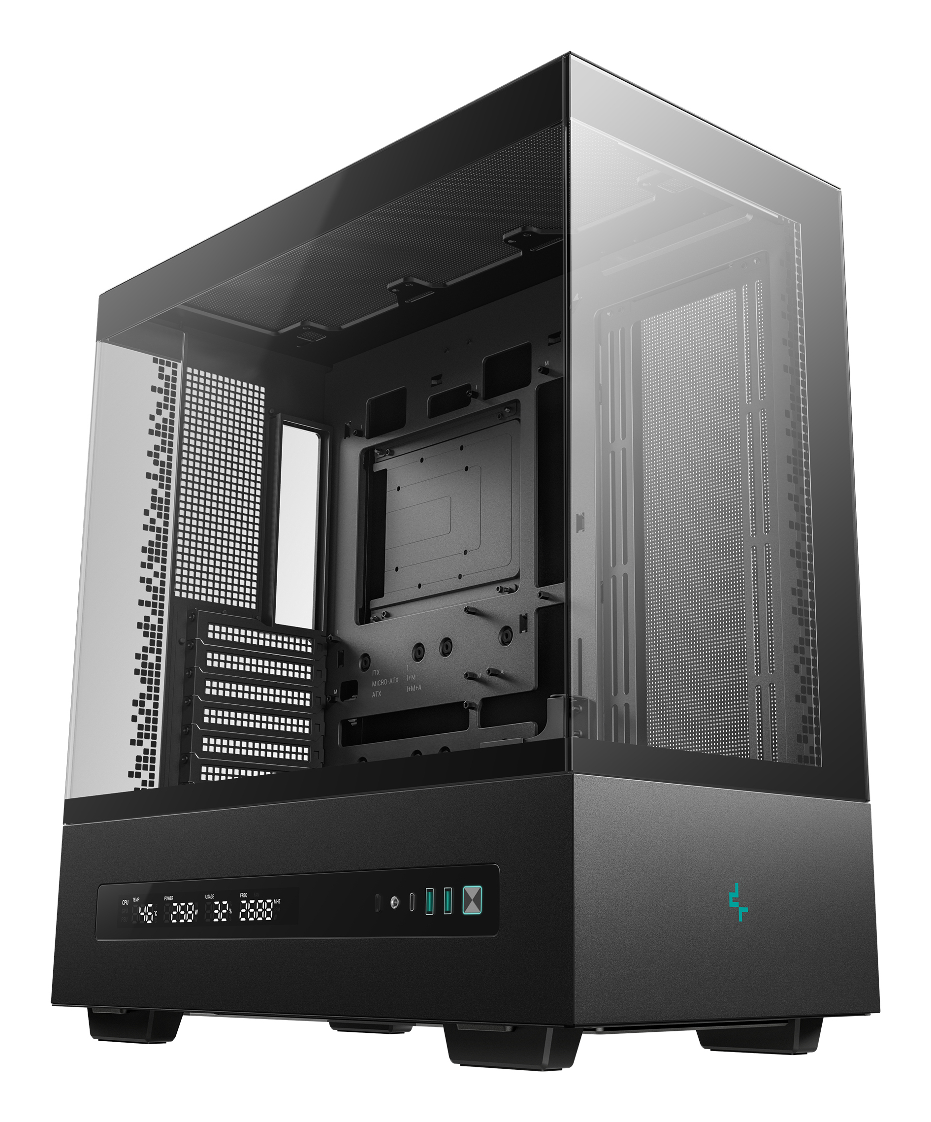 DeepCool CH690 DIGITAL Mid-Tower ATX Schwarz