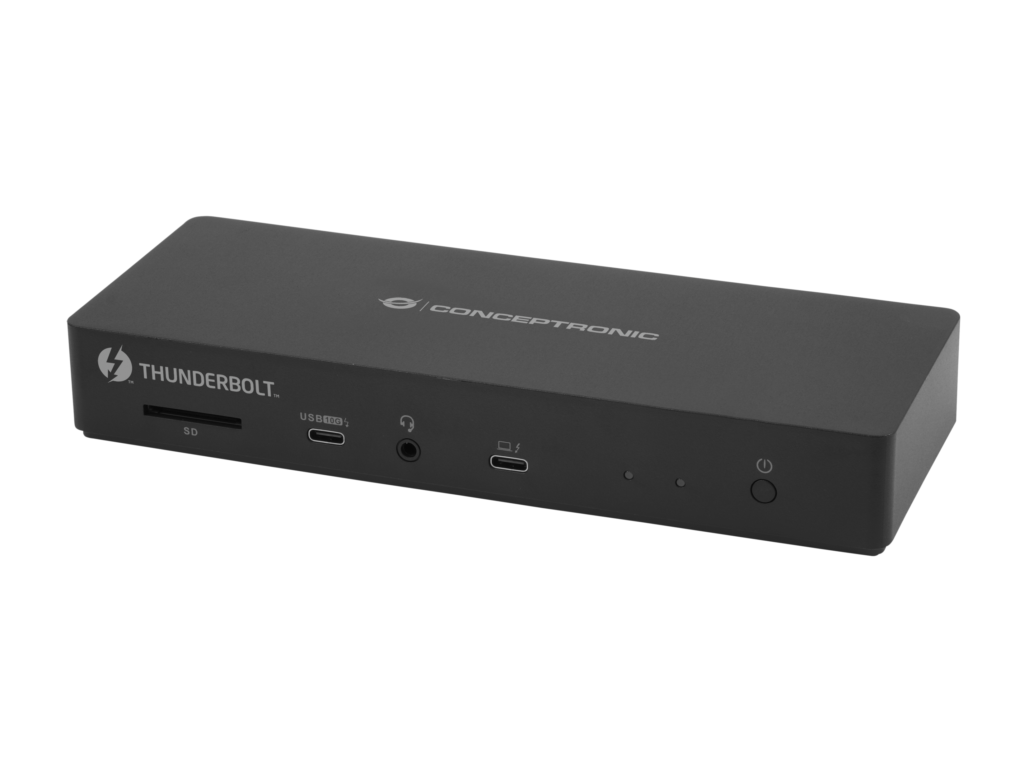 Conceptronic DONN30B 13-in-1 Thunderbolt 4 Dockingstation 96 W Schwarz