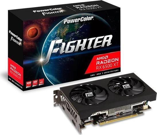 PowerColor Radeon Fighter RX 6500XT Grafikkarte 4 GB GDDR6