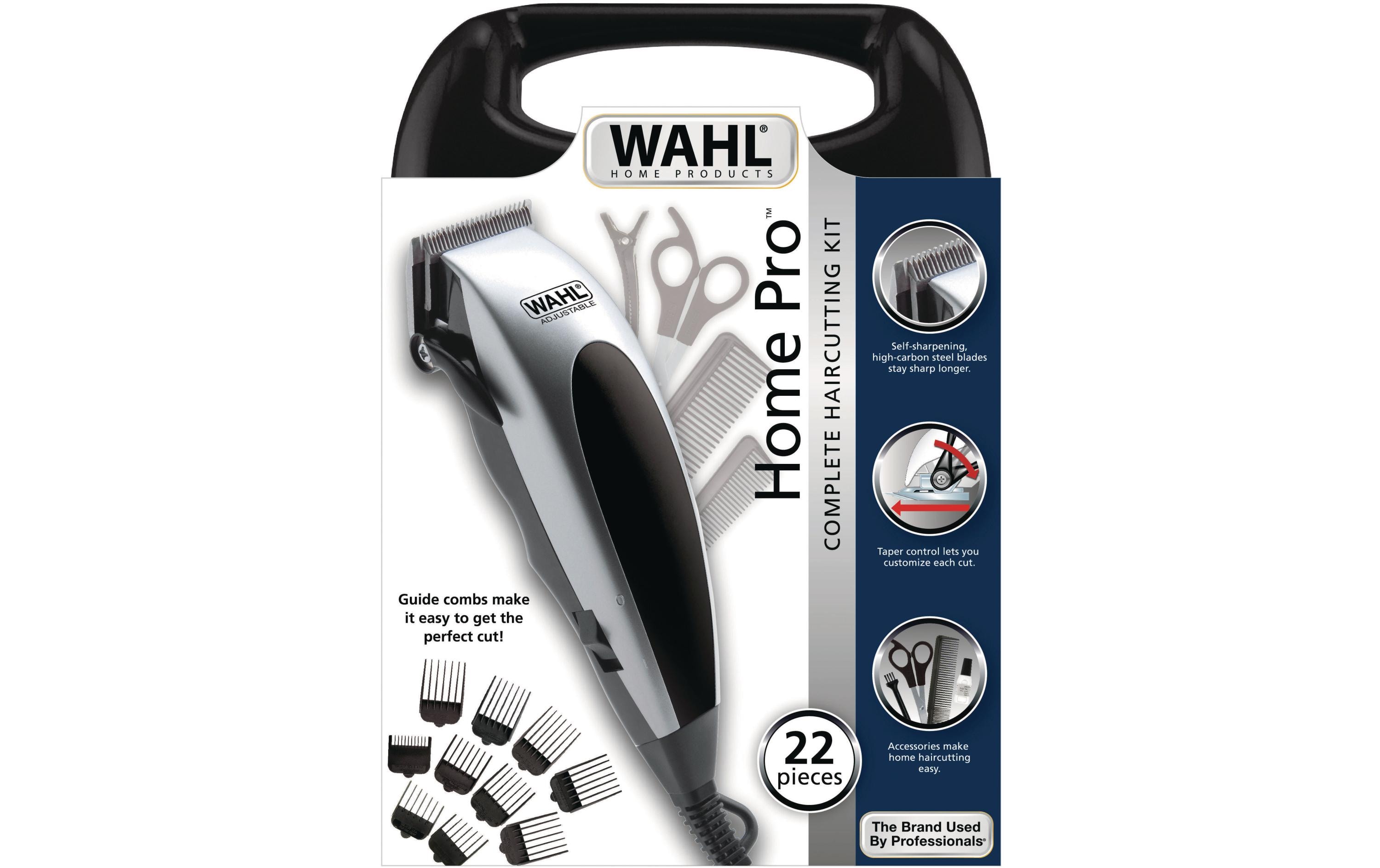 Wahl HomePro Haarschneidemaschine 22-teilig 4,6 cm Schwarz