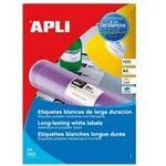 agipa Wetterfeste Folien-Etiketten, 210 x 148,5 mm, weiß aus Polyesterfolie, wetterfest, schmutzabweisend, reißfest, - 1 Stück (101167)